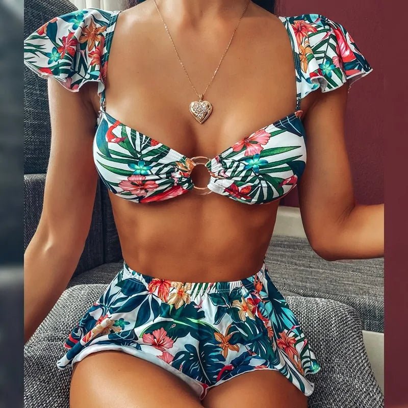 Swimsuit High Waist Bikini - SensorySoft