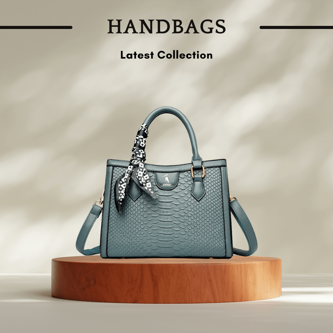 Textured Silk Scarf Pattern Crossbody Handbag - In Calming Blue - SensorySoft