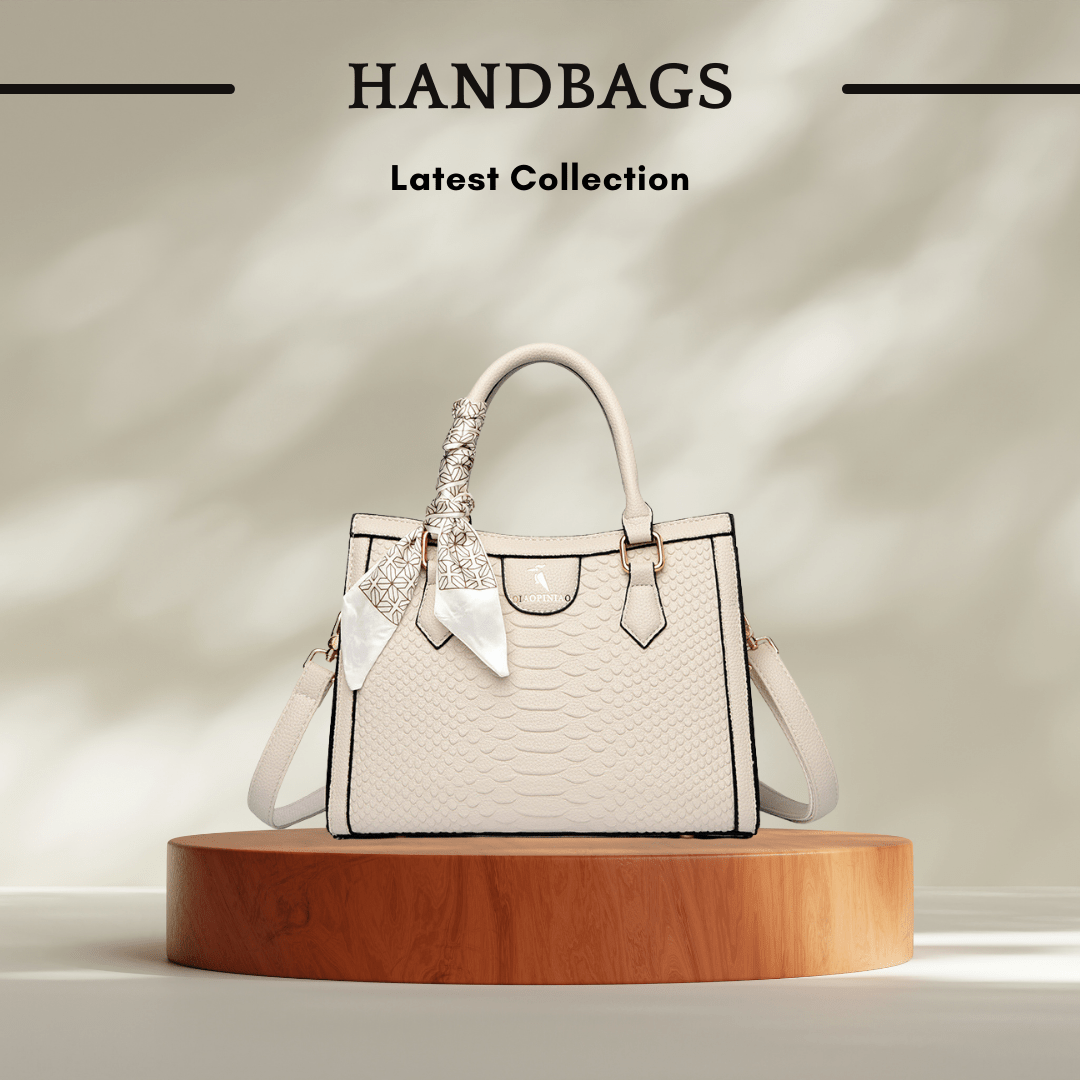Textured Silk Scarf Pattern Crossbody Handbag In Chic Beige - SensorySoft