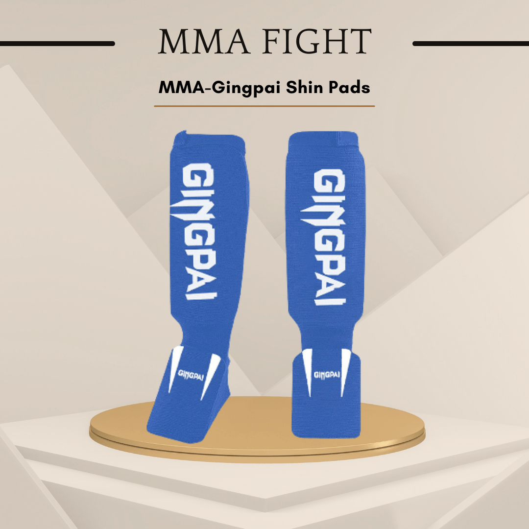 Thickened Gingpai Boxing Shin Guard with Back Foot Support - SensorySoftShop