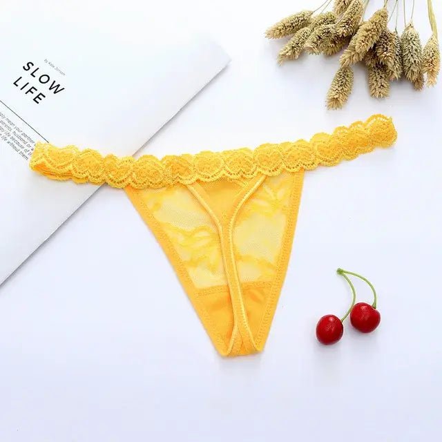 Thong Lace Bikini Panties - Multiple Colors - Only $9.99ea - SensorySoft