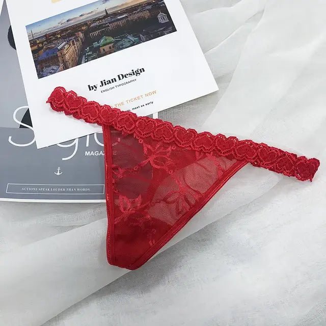 Thong Lace Bikini Panties - Multiple Colors - Only $9.99ea - SensorySoft