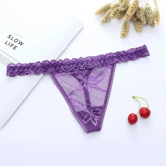 Thong Lace Bikini Panties - Multiple Colors - Only $9.99ea - SensorySoft