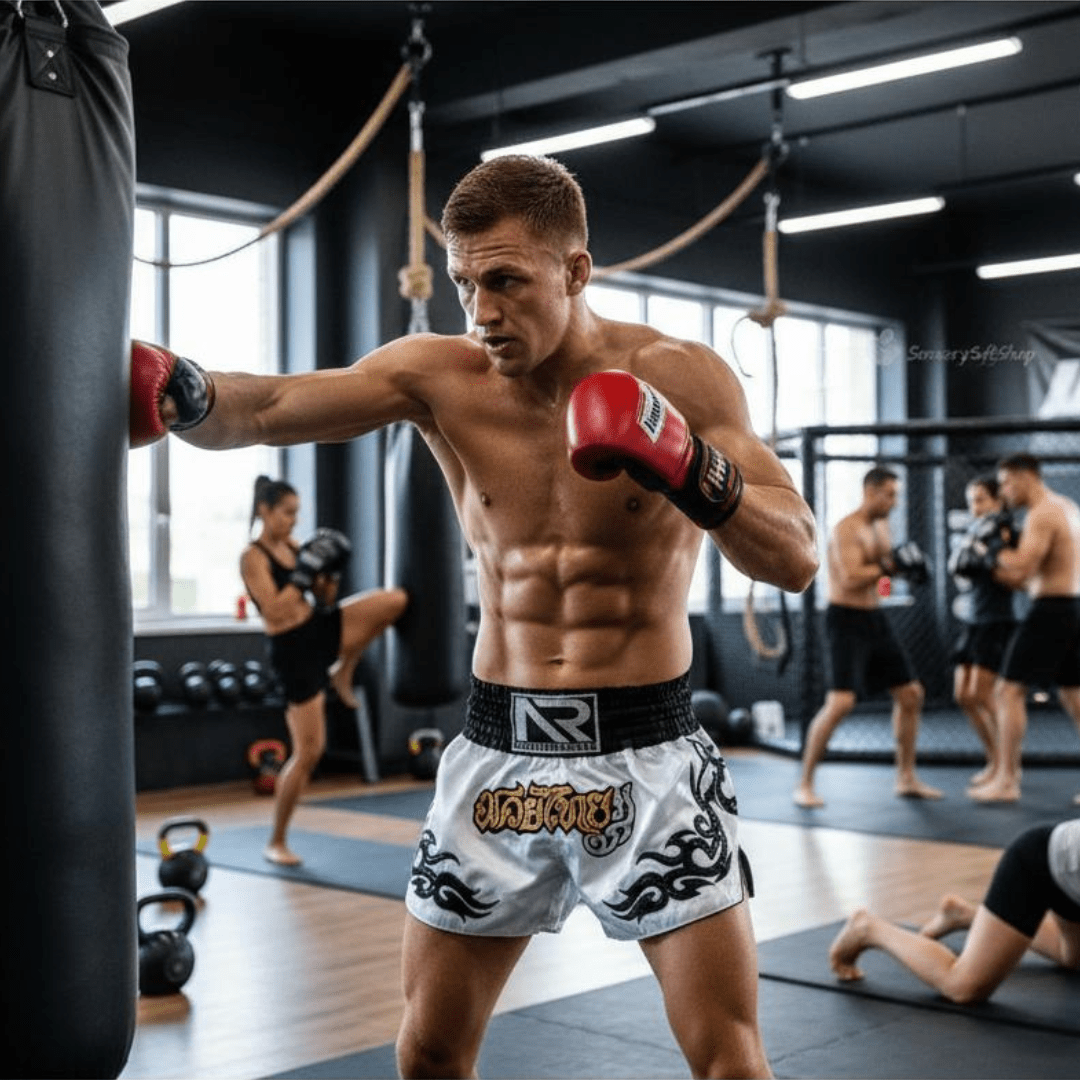 TopKing Men's Muay Thai Shorts for Training and Fighting - SensorySoftShop