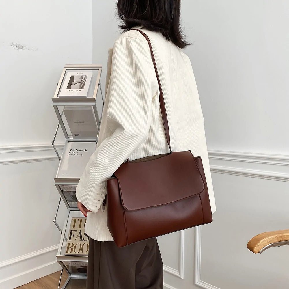 Trend Branded Large Shoulder Handbags - SensorySoftShop