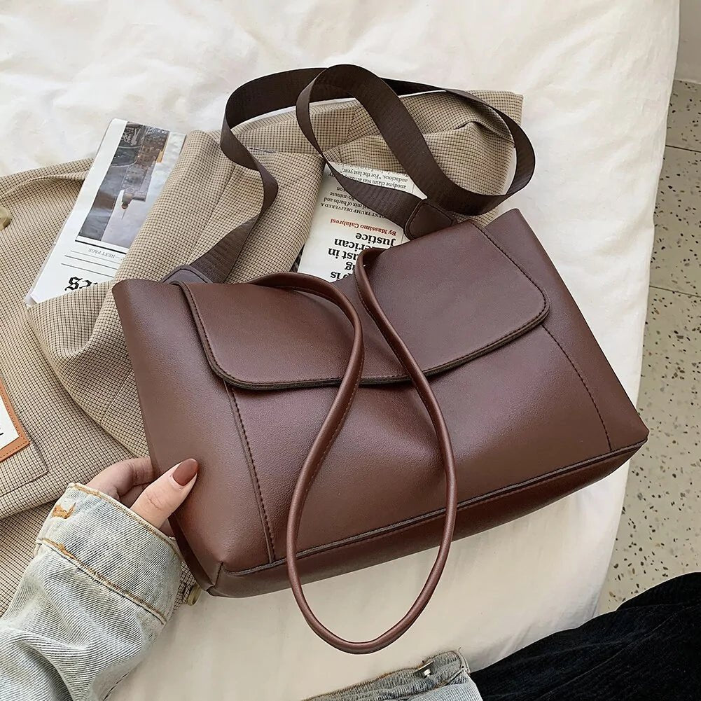 Trend Branded Large Shoulder Handbags - SensorySoftShop