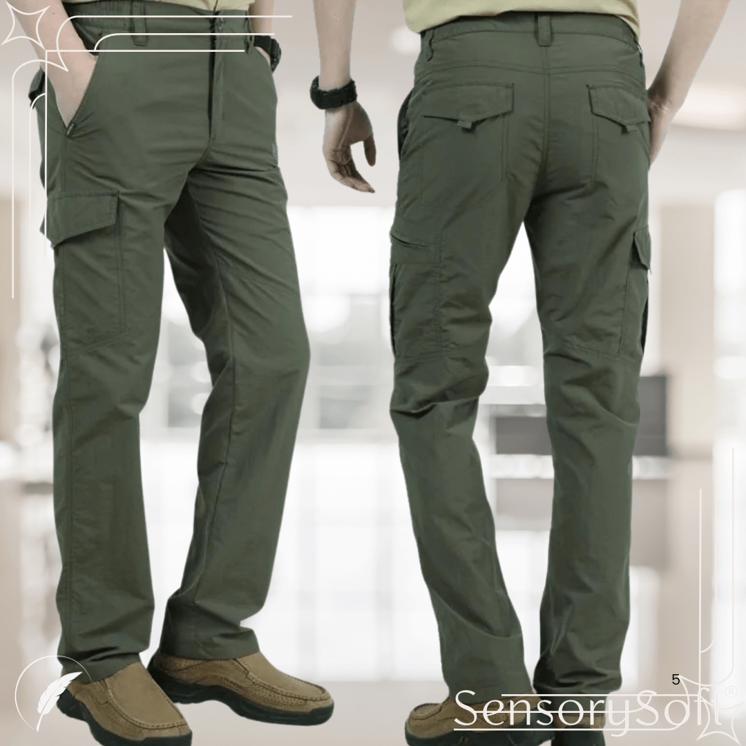Trousers Mens Cargo Pants Waterproof - SensorySoft