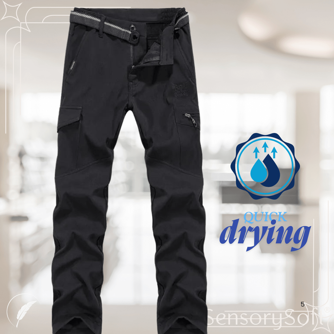 Trousers Mens Cargo Pants Waterproof - SensorySoft