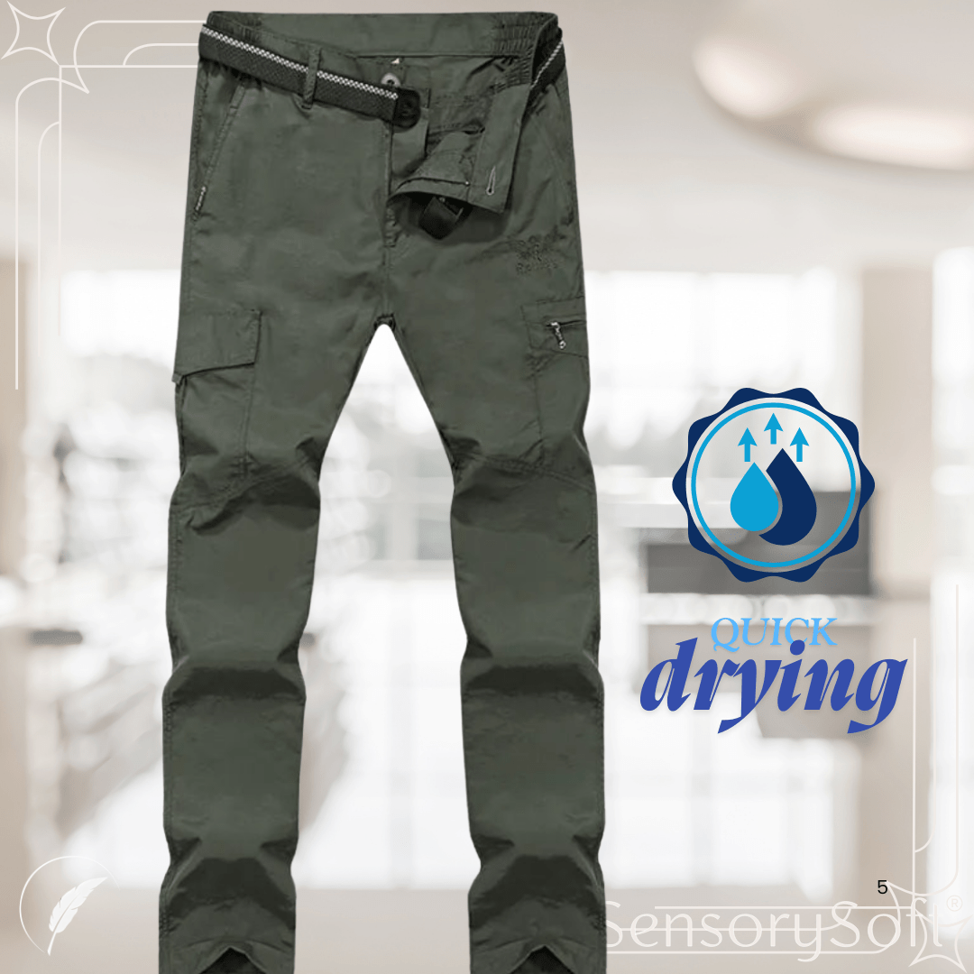 Trousers Mens Cargo Pants Waterproof - SensorySoft