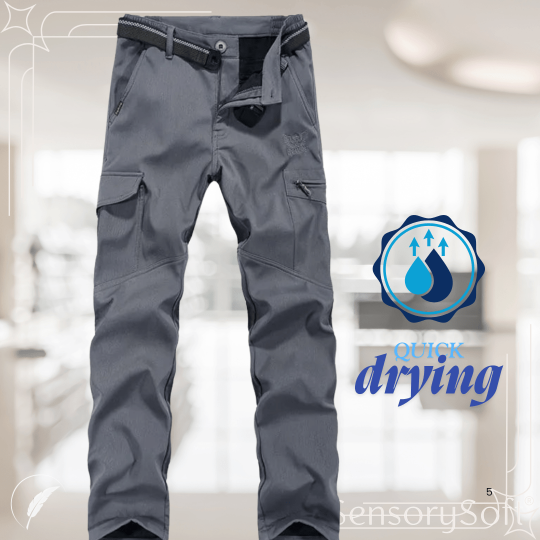 Trousers Mens Cargo Pants Waterproof - SensorySoft