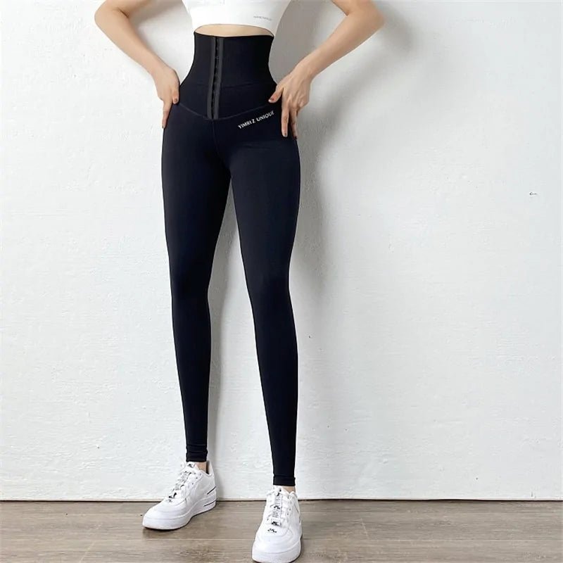 Tummy Tuck - High Waist Fitness Leggings - SensorySoft