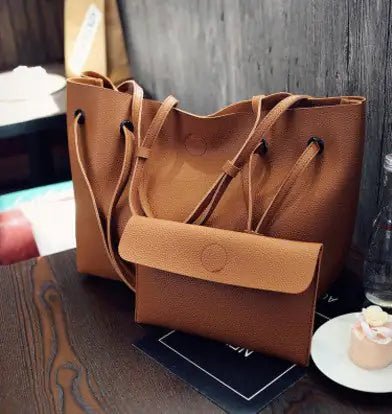 Two Piece Crossbody Shoulder Tote Bag - SensorySoftShop