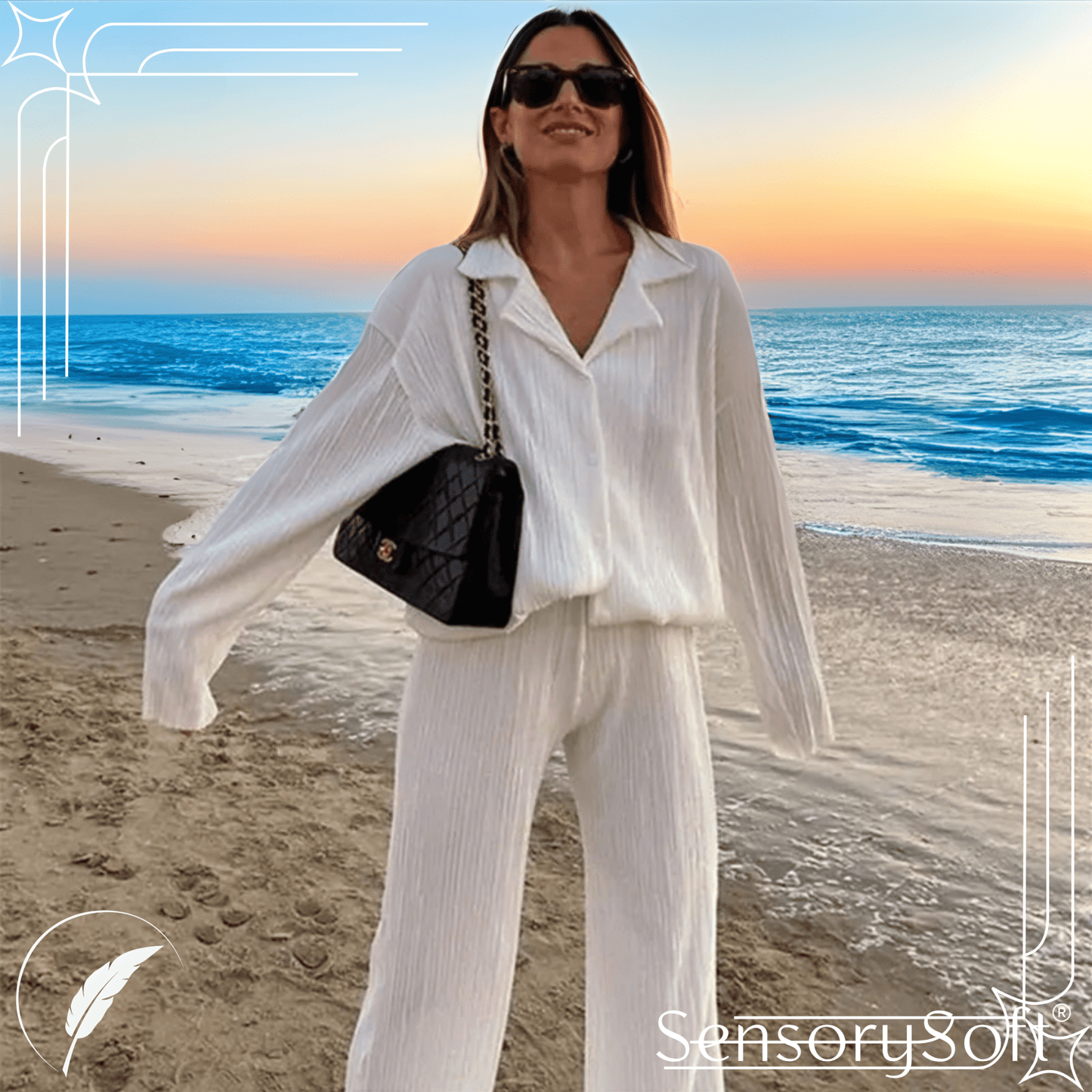 Two Piece Long Sleeve Suit - SensorySoftShop