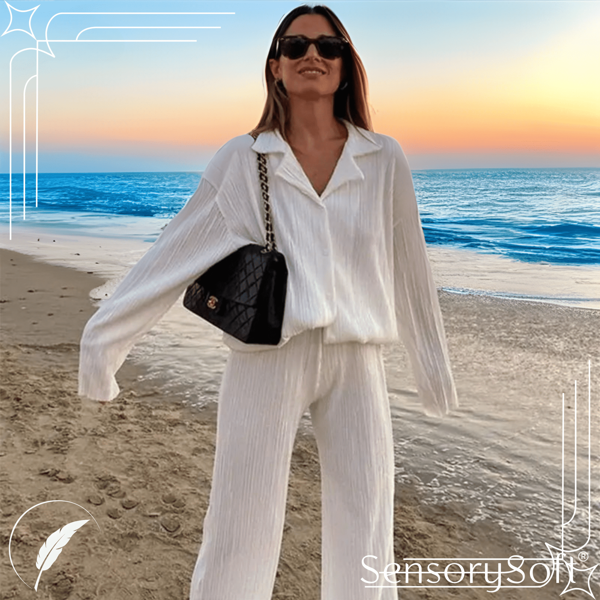 Two Piece Long Sleeve Suit - SensorySoftShop