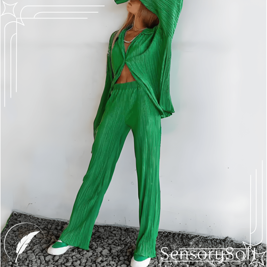 Two Piece Long Sleeve Suit - SensorySoftShop