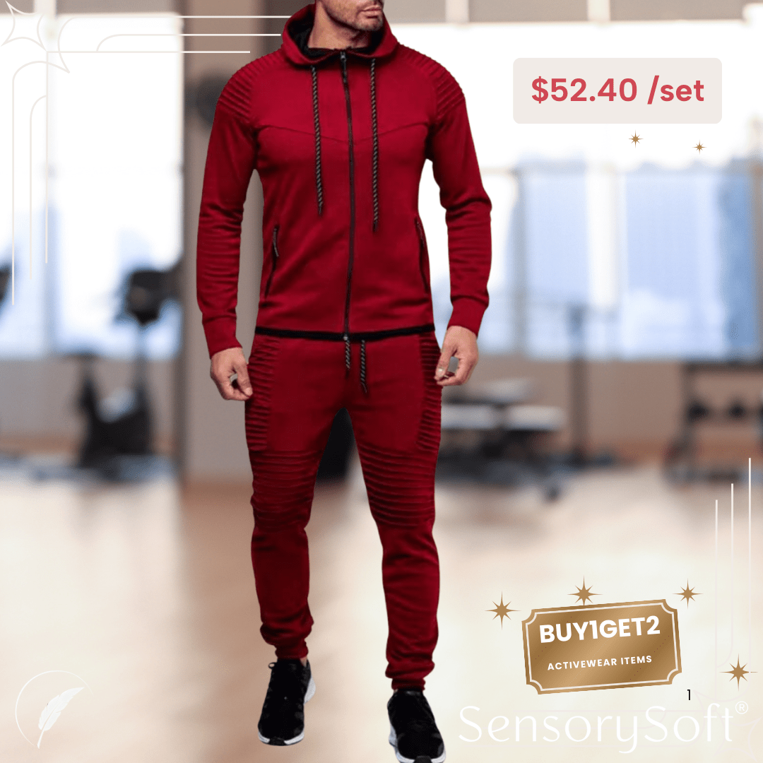 Two Piece Set Tracksuit - SensorySoftShop