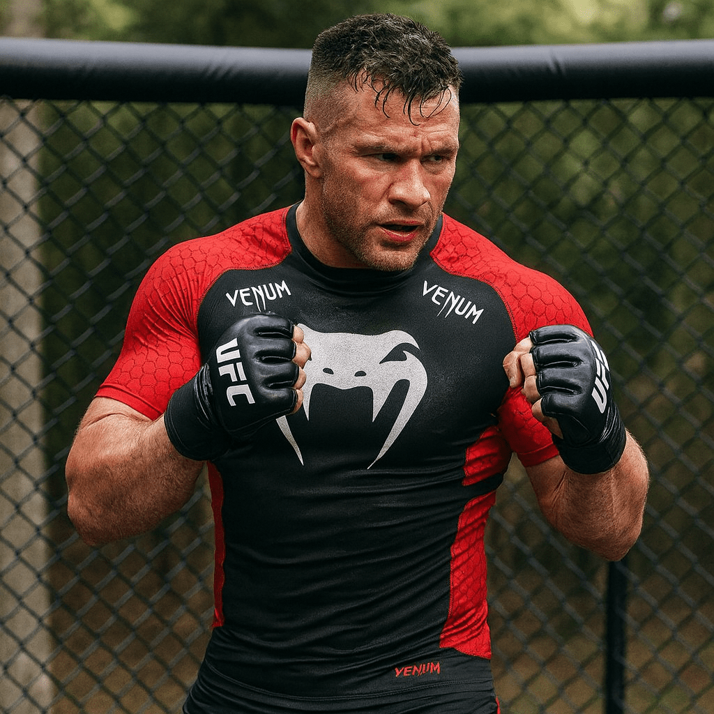 UFC Venom Men's Short Sleeve MMA Training Gear - SensorySoft