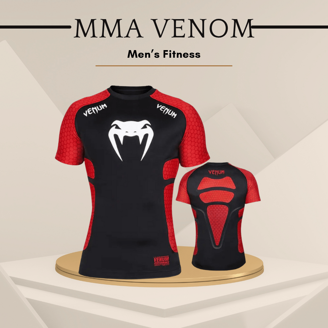 UFC Venom Men's Short Sleeve MMA Training Gear - SensorySoft