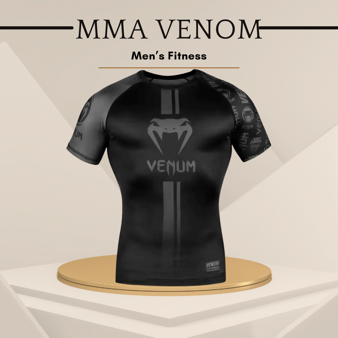 UFC Venom Men's Short Sleeve MMA Training Gear - SensorySoft