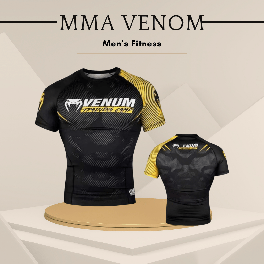 UFC Venom Men's Short Sleeve MMA Training Gear - SensorySoft