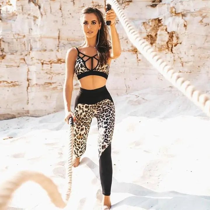 Ultra Leopard Fitness 2 Piece Set - SensorySoftShop