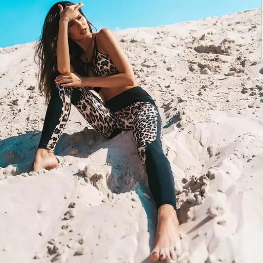 Ultra Leopard Fitness 2 Piece Set - SensorySoftShop