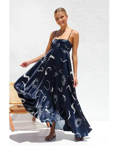 Serena Dress / Fresh Floral Spaghetti Strap Dress