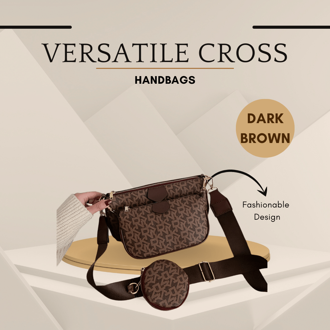 Versatile Cross - Body Handbag – Where Style Meets Everyday Function - SensorySoft