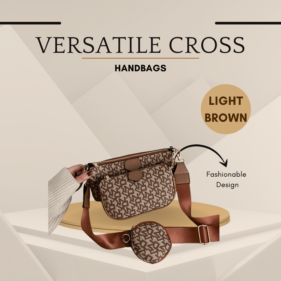 Versatile Cross - Body Handbag – Where Style Meets Everyday Function - SensorySoft