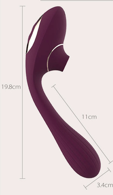 Vibrating Massager and Stimulator - Foldable Vibrator - SensorySoft