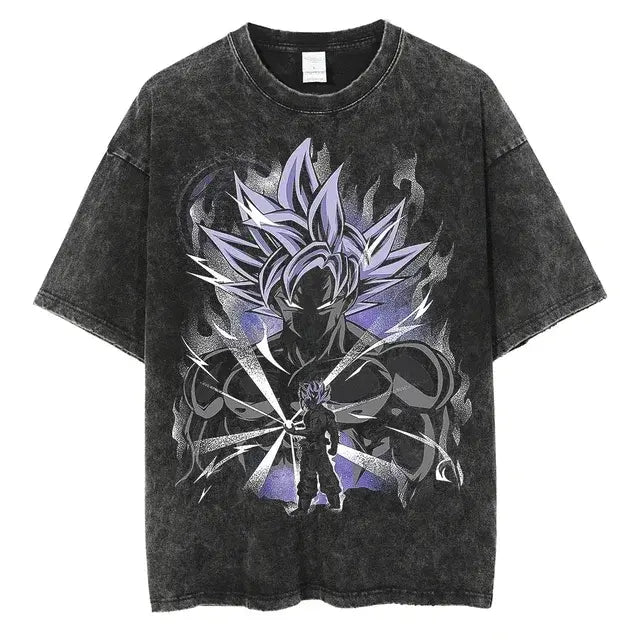 Vintage Anime T-Shirt – Classic Retro Fandom Tee - SensorySoft