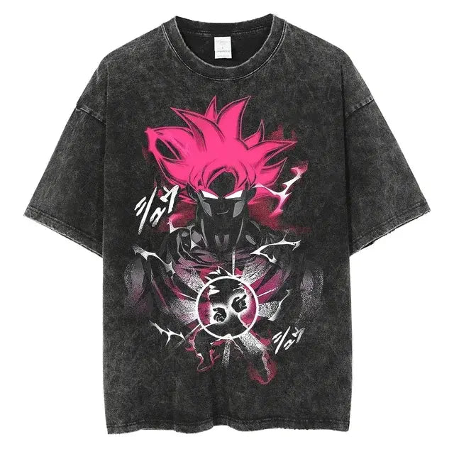 Vintage Anime T-Shirt – Classic Retro Fandom Tee - SensorySoft