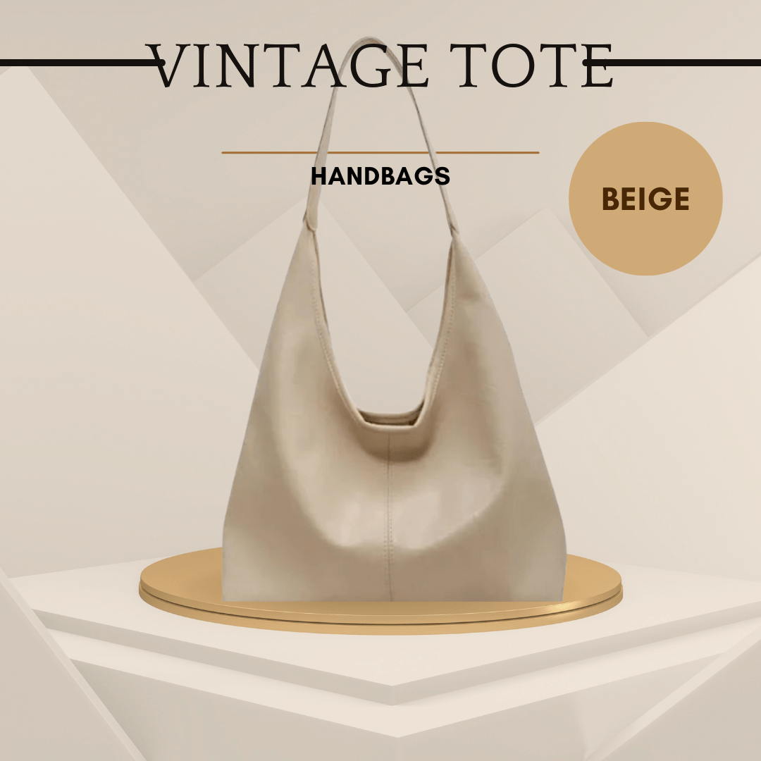 Vintage Charm Luxe Tote - SensorySoft