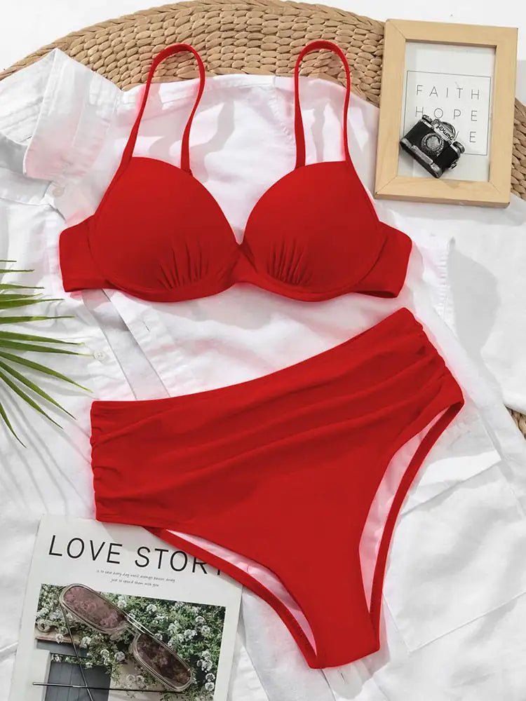 Vintage High Waist Bikini - SensorySoft