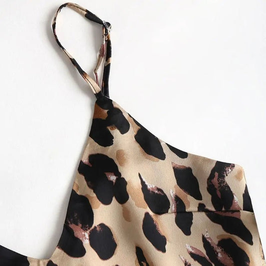 Vintage Leopard Printed Sleepwear - SensorySoftShop