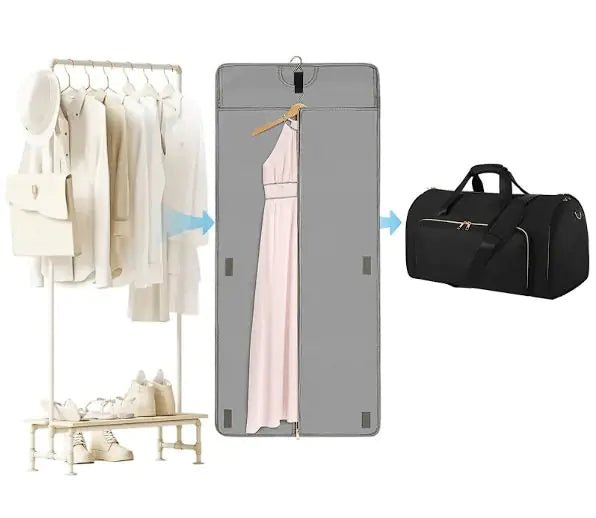 Wear - Resistant Folding Suit Storage Bag - SensorySoftShop