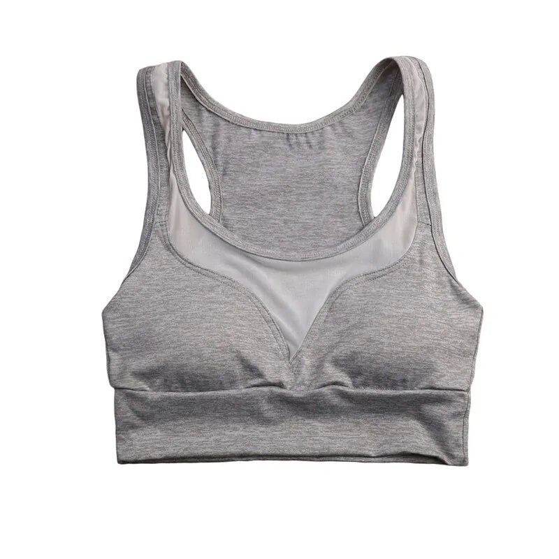 Wholesale Women's Mesh Patchwork Sports Bra Tank Tops - SensorySoft