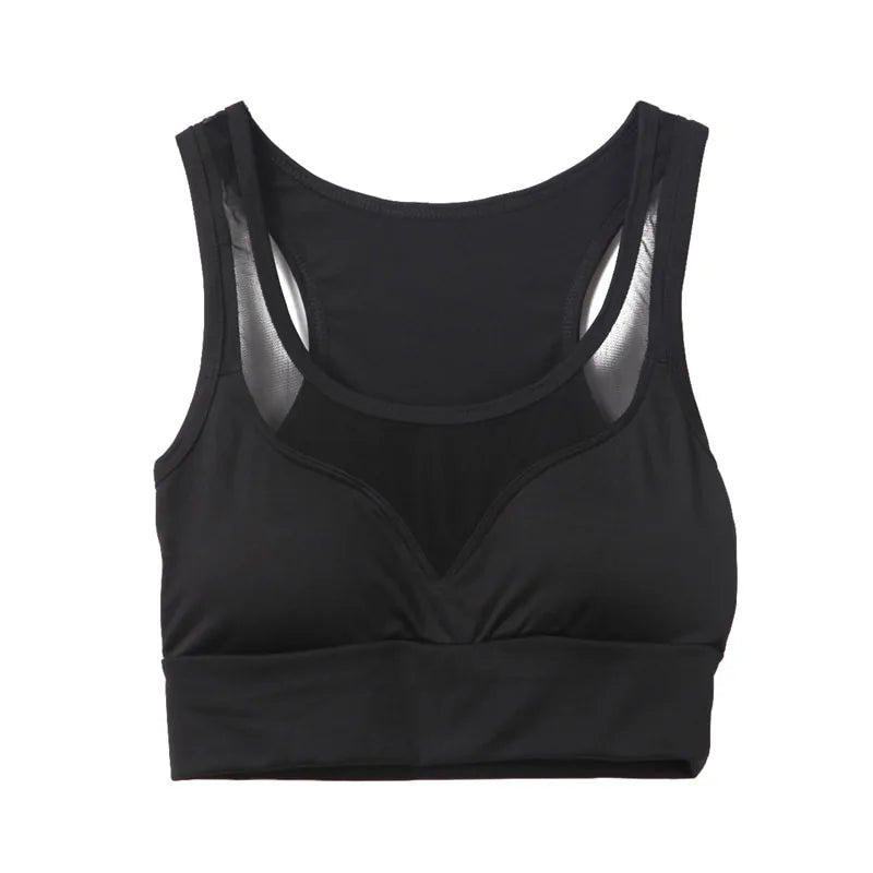 Wholesale Women's Mesh Patchwork Sports Bra Tank Tops - SensorySoft