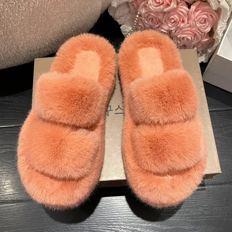 Winter Fluffy Slippers - SensorySoftShop