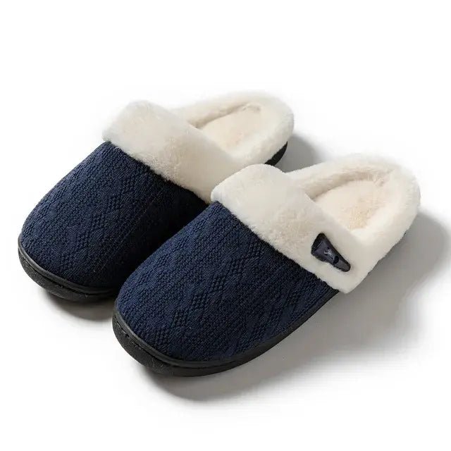 Winter Furry Slippers Indoor Outdoor Fluffy Suede - SensorySoftShop