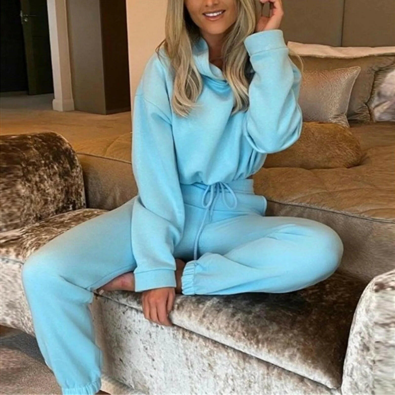 Winter Two Piece Sets Women Tracksuit - SensorySoftShop