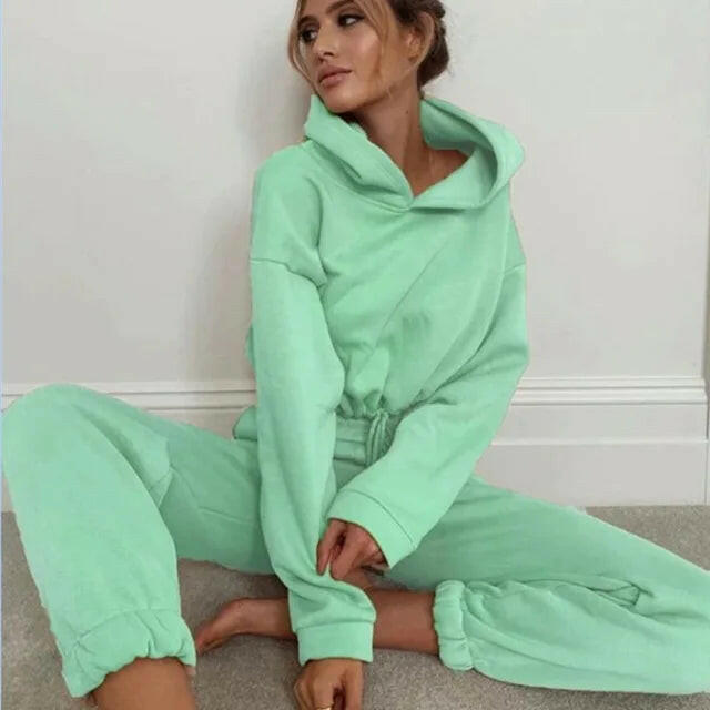 Winter Two Piece Sets Women Tracksuit - SensorySoftShop