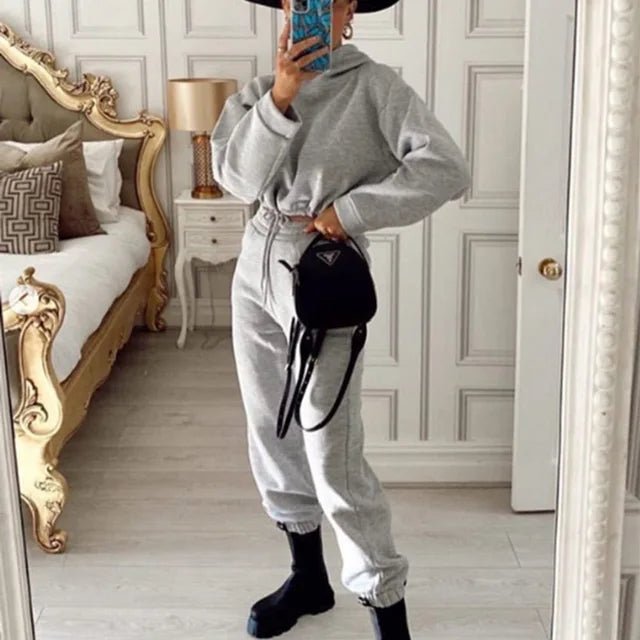 Winter Two Piece Sets Women Tracksuit - SensorySoftShop