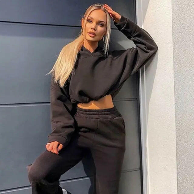Winter Two Piece Sets Women Tracksuit - SensorySoftShop