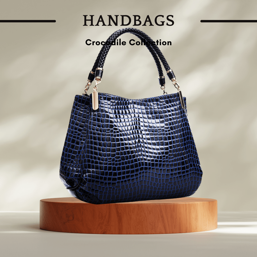 Women's 2025 Crocodile Pattern Handbag and Shoulder Bag - SensorySoft