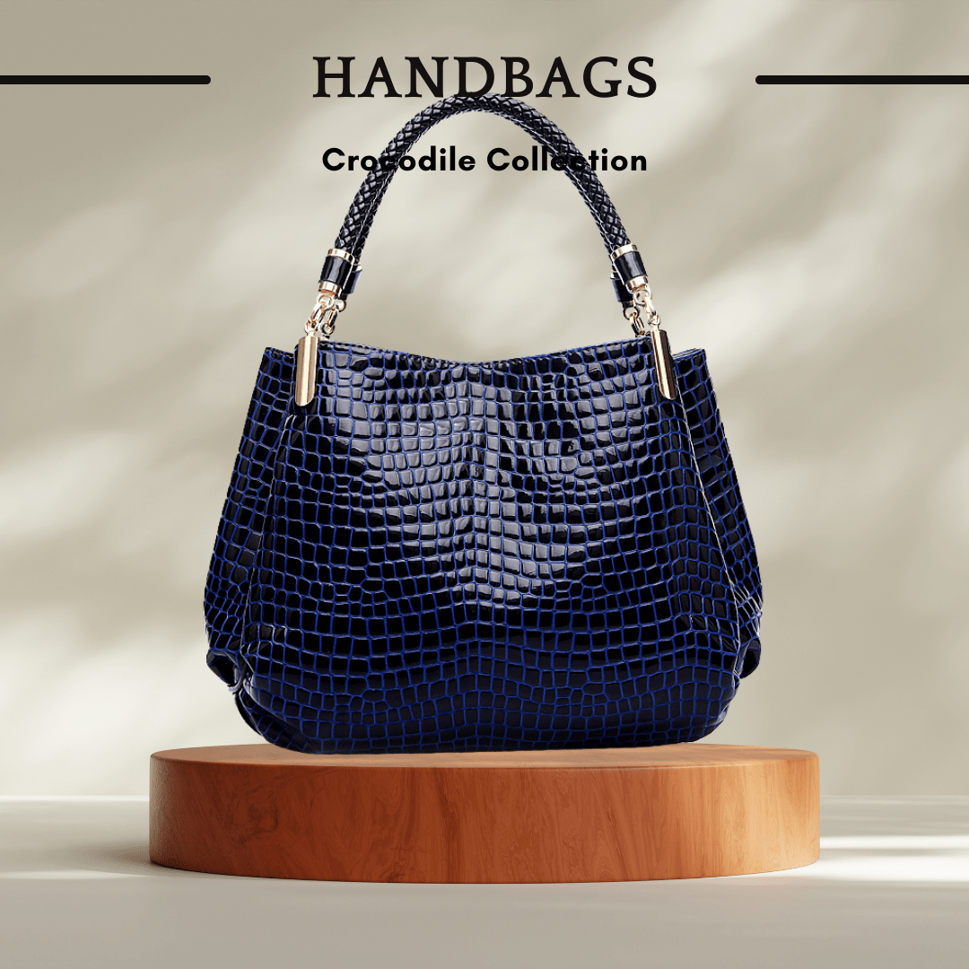 Women's 2025 Crocodile Pattern Handbag and Shoulder Bag - SensorySoft
