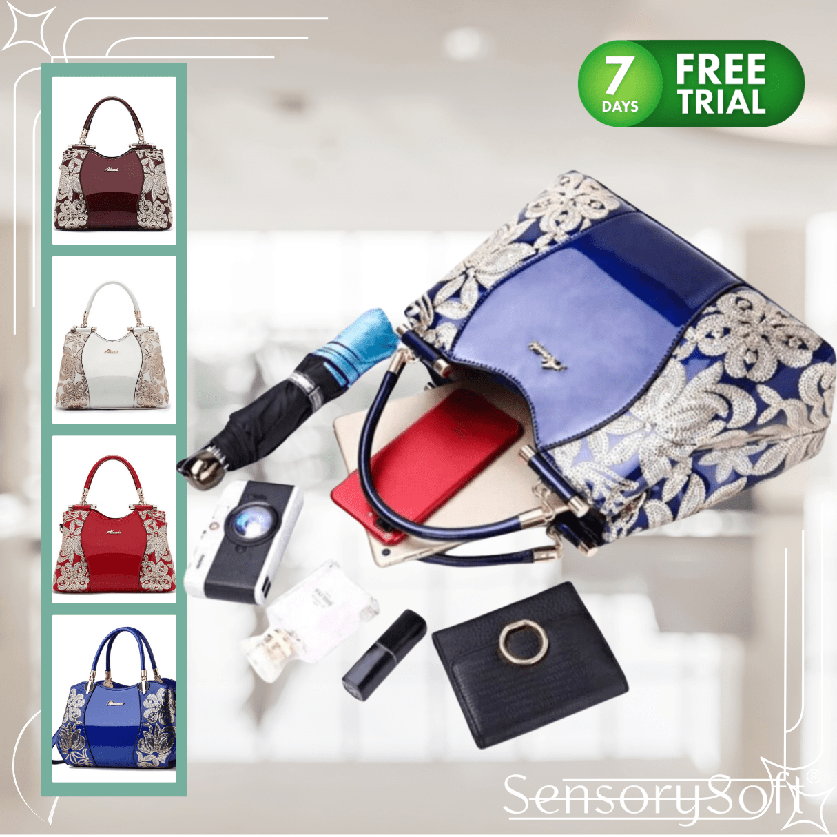 Women's Designer Leather Handbags - SensorySoftShop