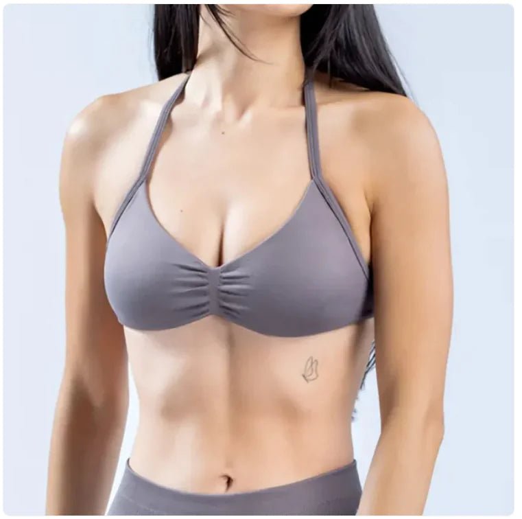 Women's Halter Back Sports Bra - SensorySoft