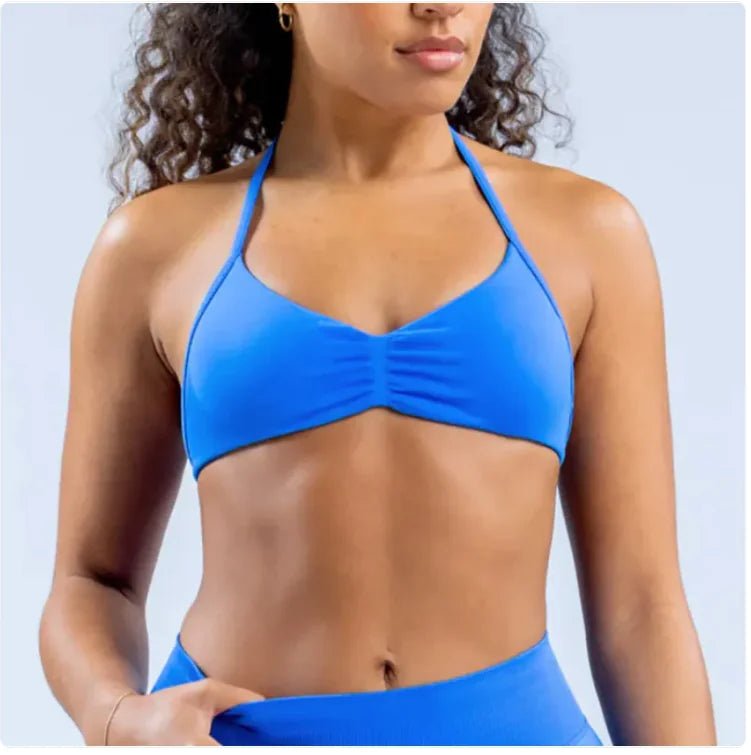 Women's Halter Back Sports Bra - SensorySoft