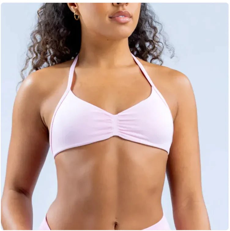 Women's Halter Back Sports Bra - SensorySoft